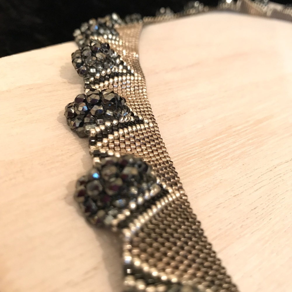 Chic Statement Beaded Necklace - image 3